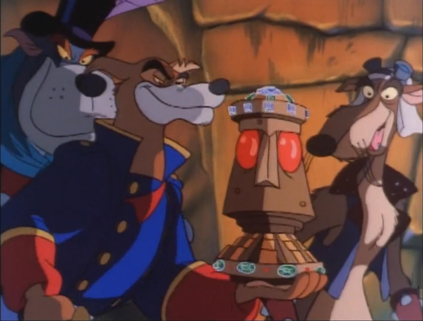 Charlie Adler, Jim Cummings, and Chuck McCann in TaleSpin (1990)