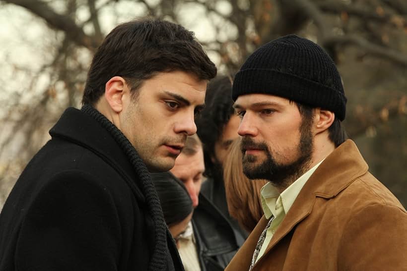 Danila Kozlovskiy and Milan Maric in Dovlatov (2018)