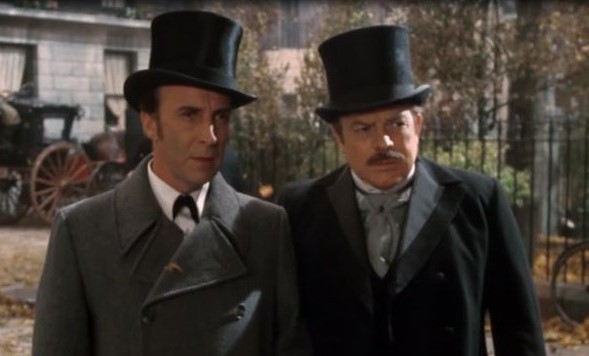 Ian Richardson and Donald Churchill in The Hound of the Baskervilles (1983)