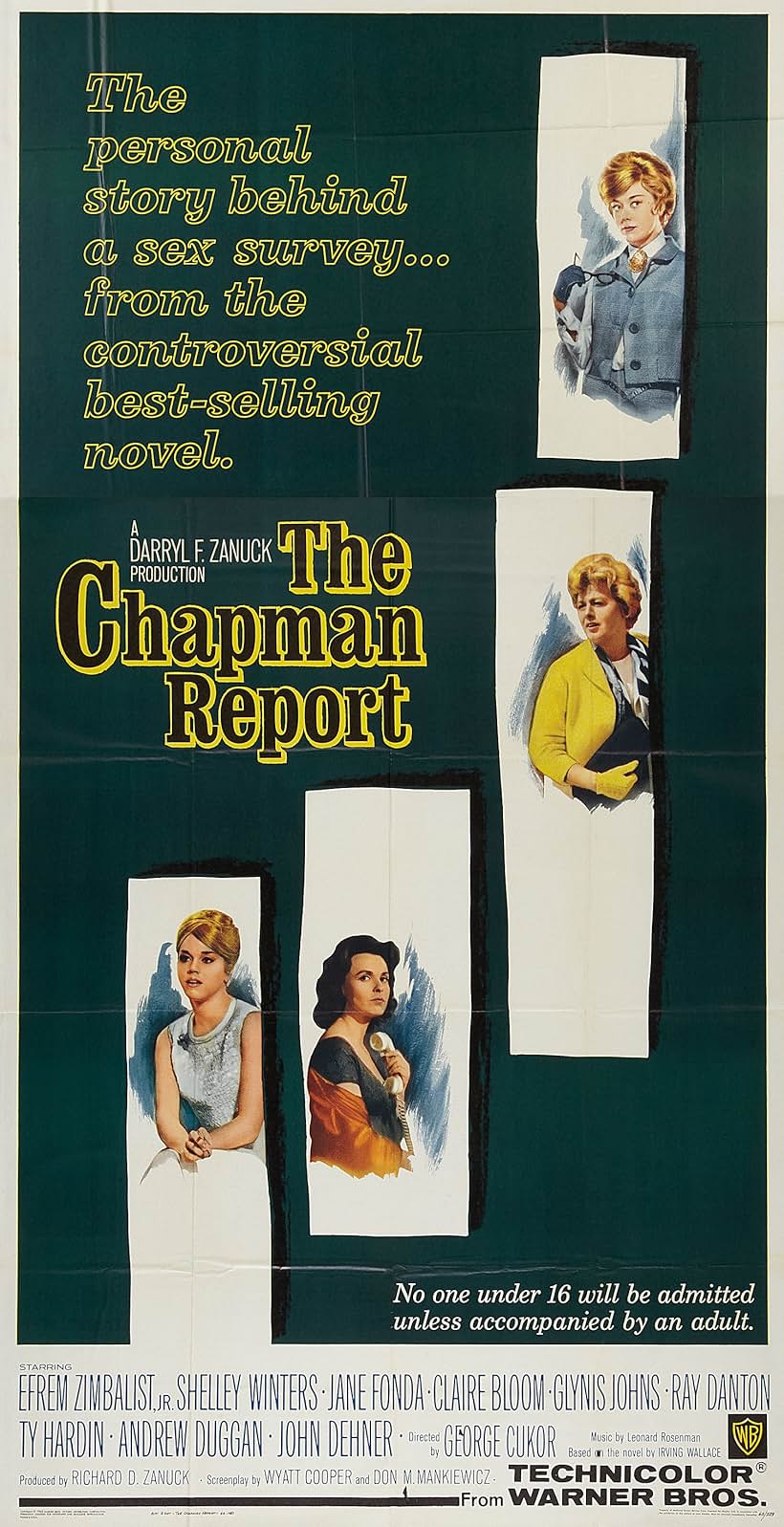 Jane Fonda, Shelley Winters, Claire Bloom, and Glynis Johns in The Chapman Report (1962)