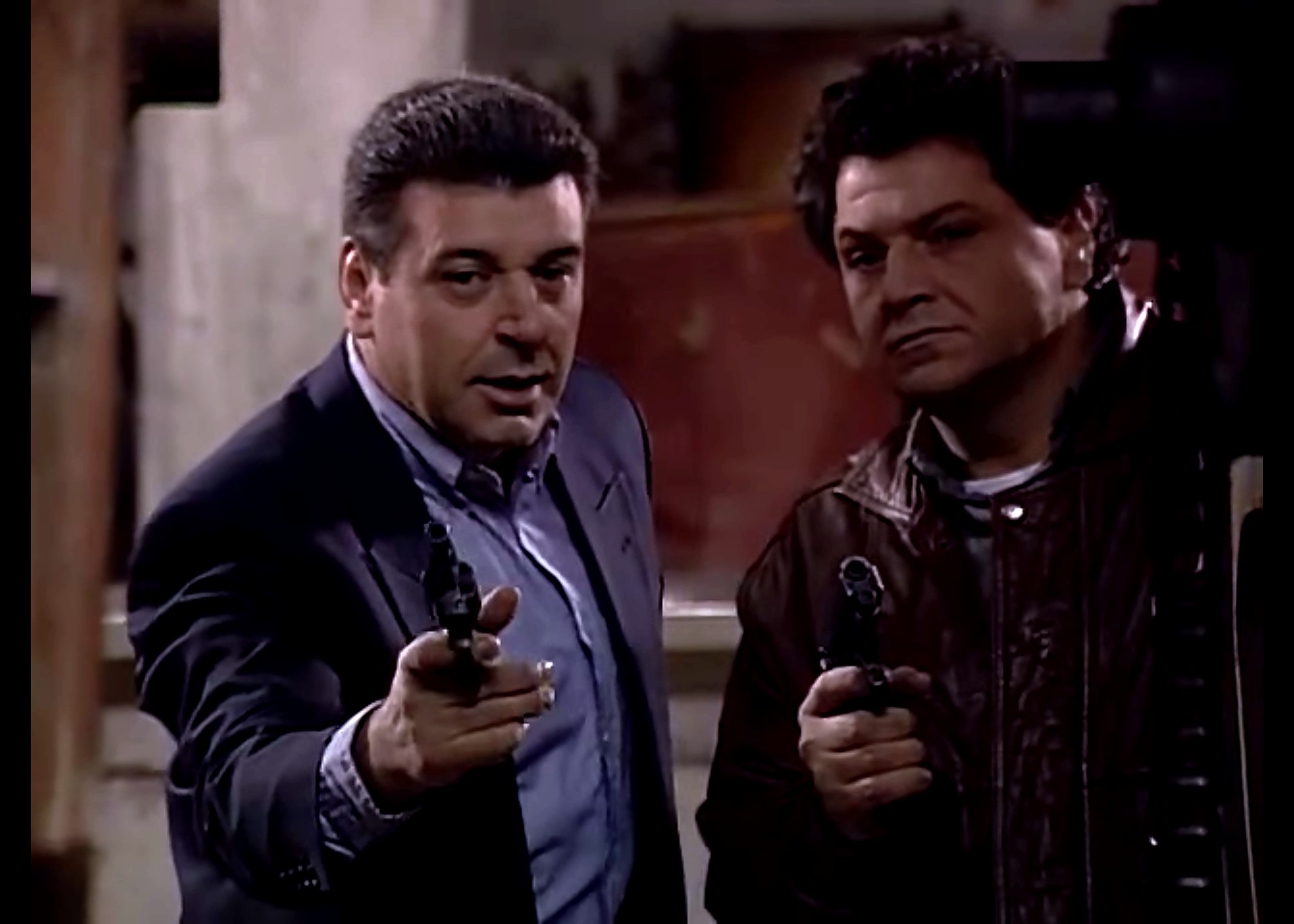 Tasos Halkias and Giorgos Partsalakis in Oi dromoi tis polis (1995)