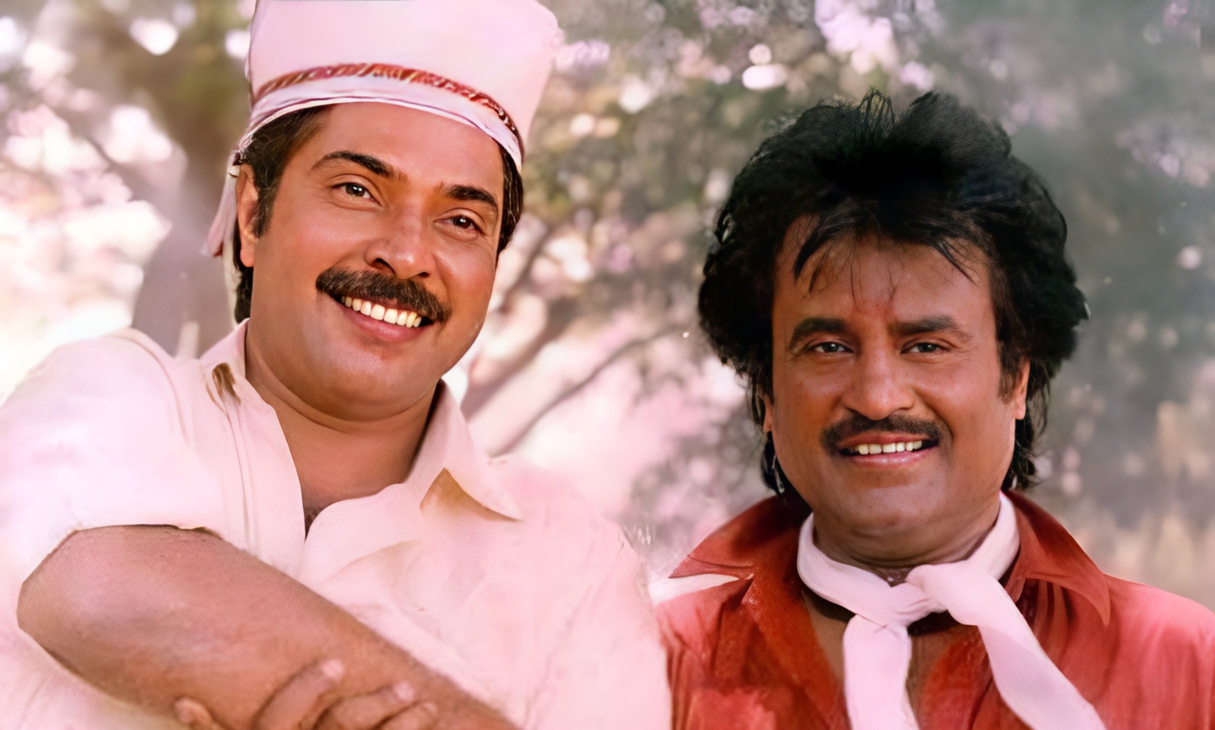 Mammootty and Rajinikanth in Thalapathi (1991)