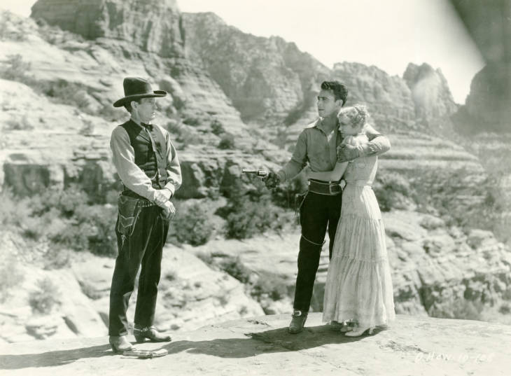 Charles Middleton, George O'Brien, and Cecilia Parker in Mystery Ranch (1932)