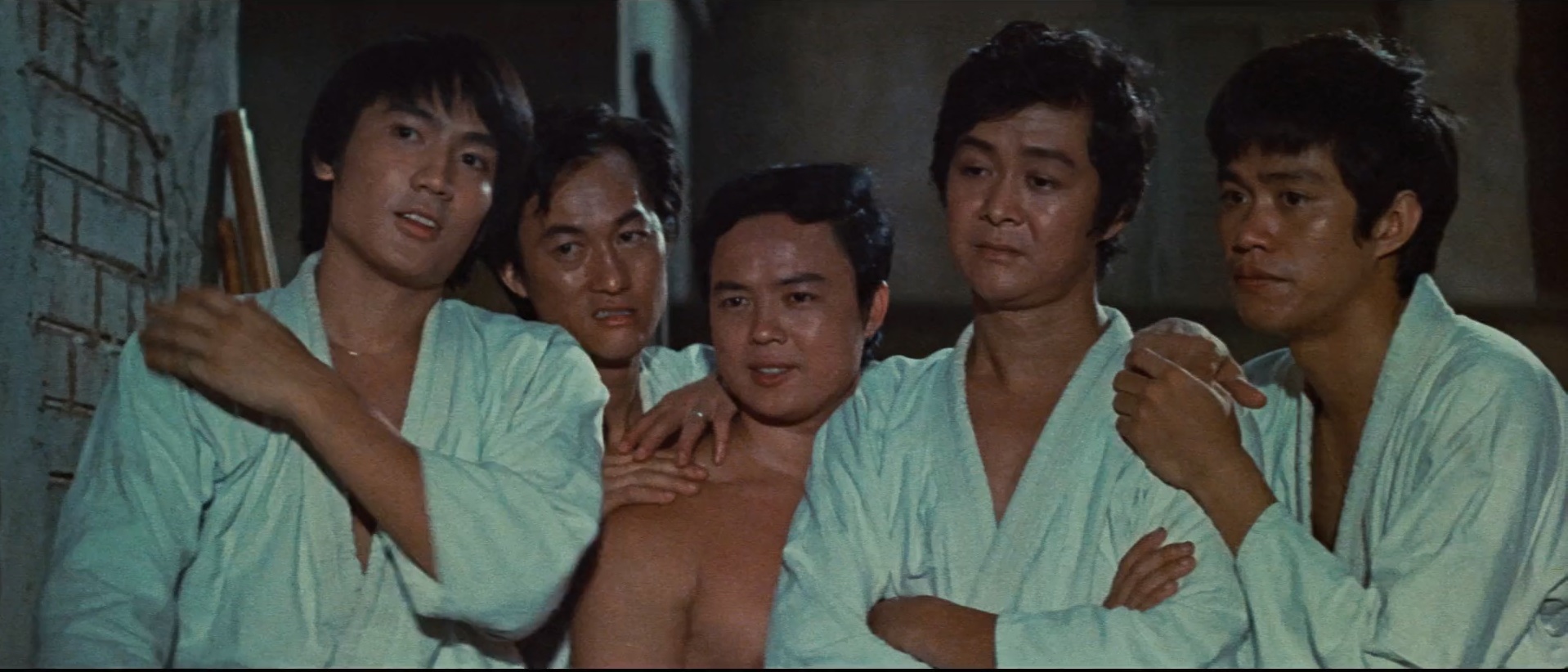 Little Unicorn, Fu Ching Chen, Tony Liu, and Ngan Wu in The Way of the Dragon (1972)