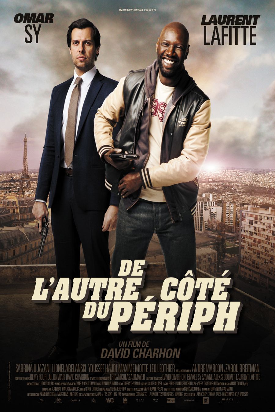 Laurent Lafitte and Omar Sy in On the Other Side of the Tracks (2012)