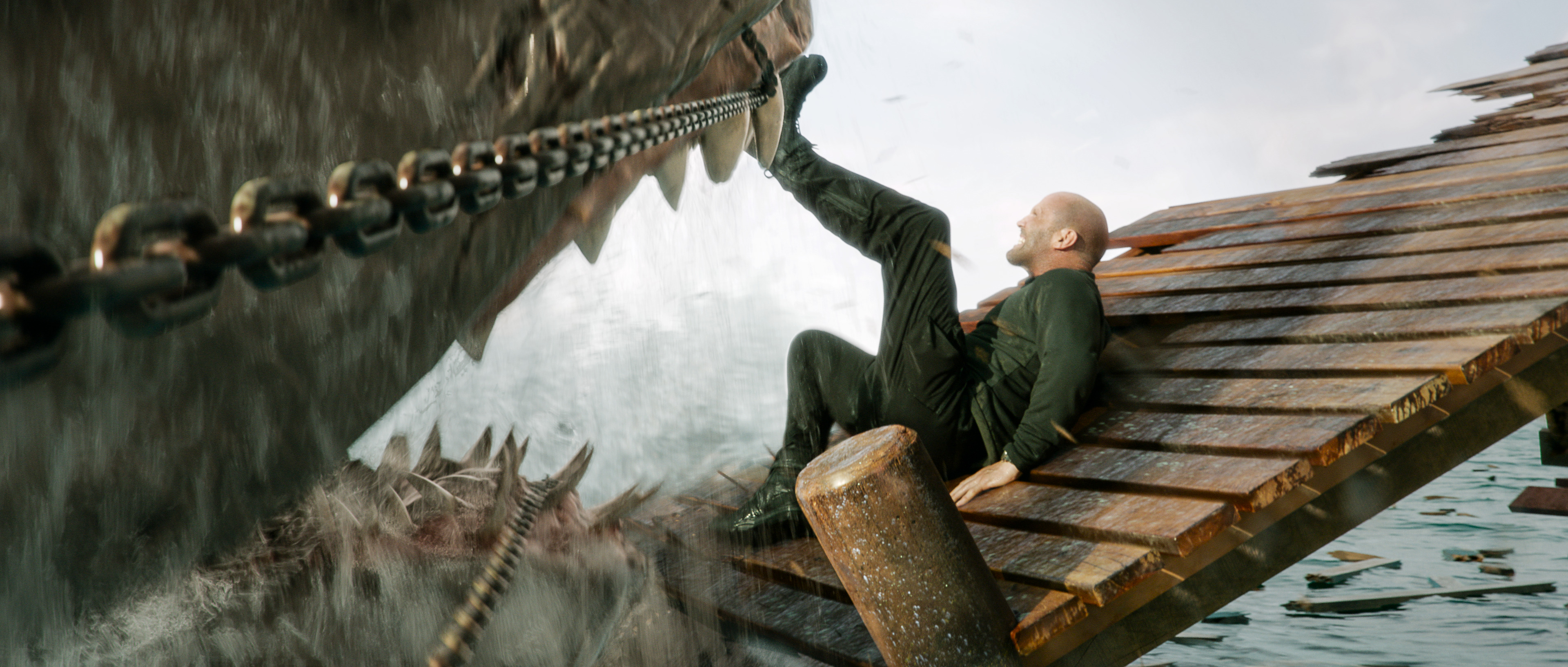 Jason Statham in Meg 2: The Trench (2023)