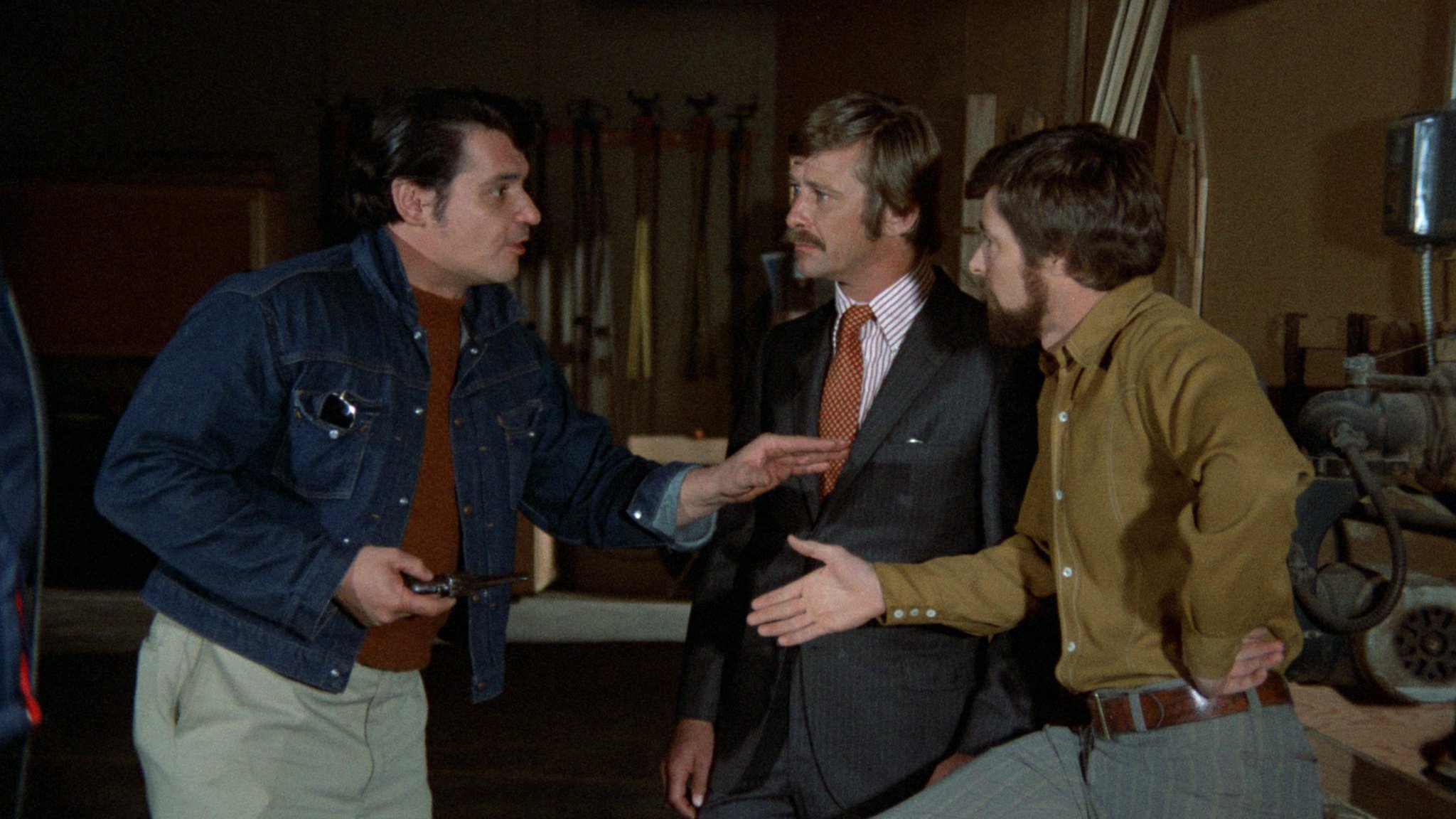 Paul Carr, Vince Martorano, and David G. Cannon in The Severed Arm (1973)