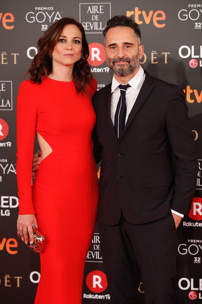 Jorge Drexler and Leonor Watling at an event for Premios Goya 32 edición (2018)