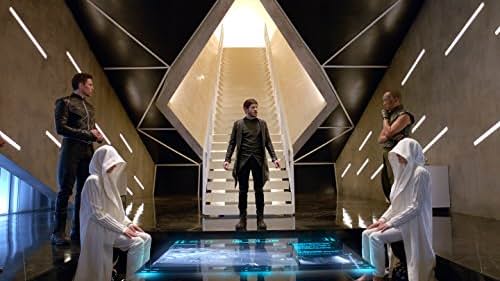 Anson Mount and Iwan Rheon in Inhumans (2017)