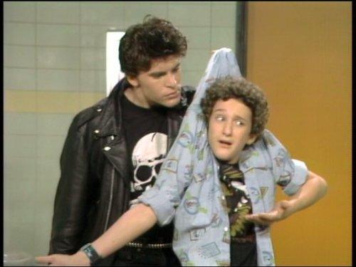 Dustin Diamond and Andras Jones in Good Morning, Miss Bliss (1987)