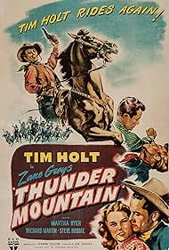 Tim Holt and Martha Hyer in Thunder Mountain (1947)