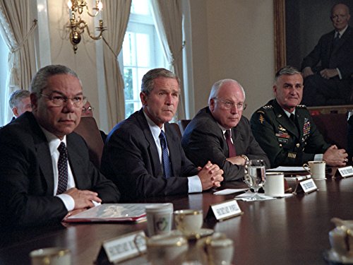 George W. Bush, Dick Cheney, Colin Powell, and Hugh Shelton in The Untold History of the United States (2012)