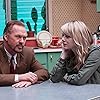 Michael Keaton and Emma Stone in Birdman or (The Unexpected Virtue of Ignorance) (2014)