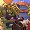 Jessica Biel, Justin Long, and Alan Marriott in Planet 51 (2009)