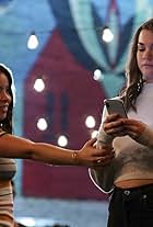 Cierra Ramirez and Maia Mitchell in Turn and Face the Strange (2022)