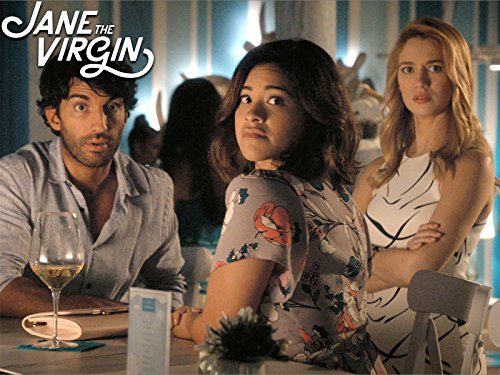 Justin Baldoni, Gina Rodriguez, and Yael Grobglas in Jane the Virgin (2014)