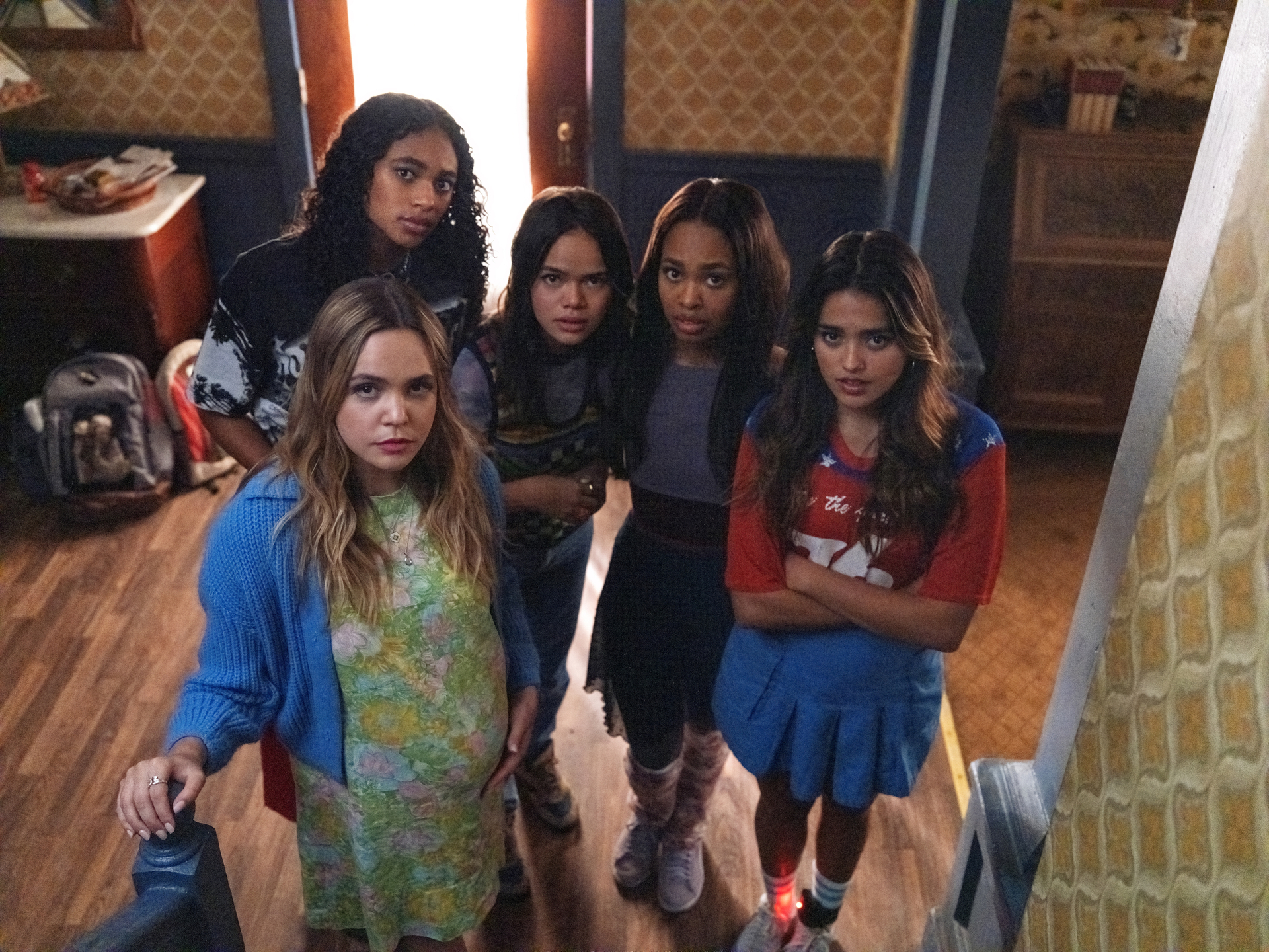 Bailee Madison, Chandler Kinney, Malia Pyles, Maia Reficco, and Zaria in Pretty Little Liars: Original Sin (2022)