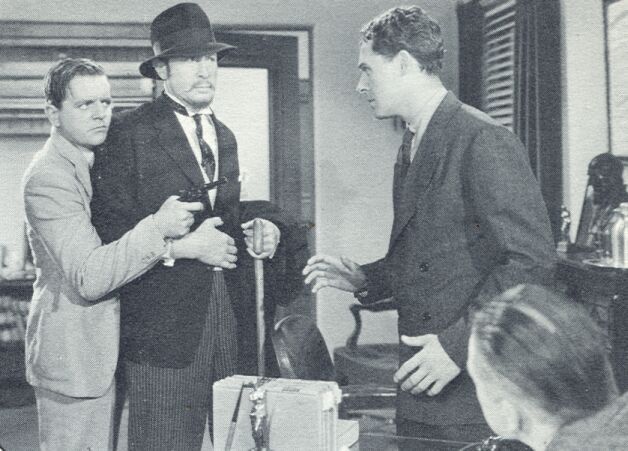 Edward Peil Sr., Larry J. Blake, Monte Blue, and Scott Kolk in Secret Agent X-9 (1937)