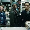 Joseph Gordon-Levitt, Seth Rogen, and Anthony Mackie in The Night Before (2015)