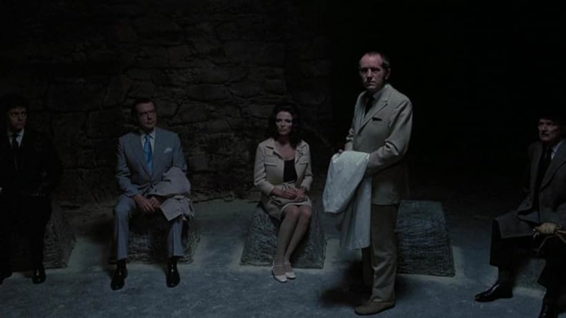 Joan Collins, Richard Greene, Ian Hendry, Nigel Patrick, and Robin Phillips in Tales from the Crypt (1972)