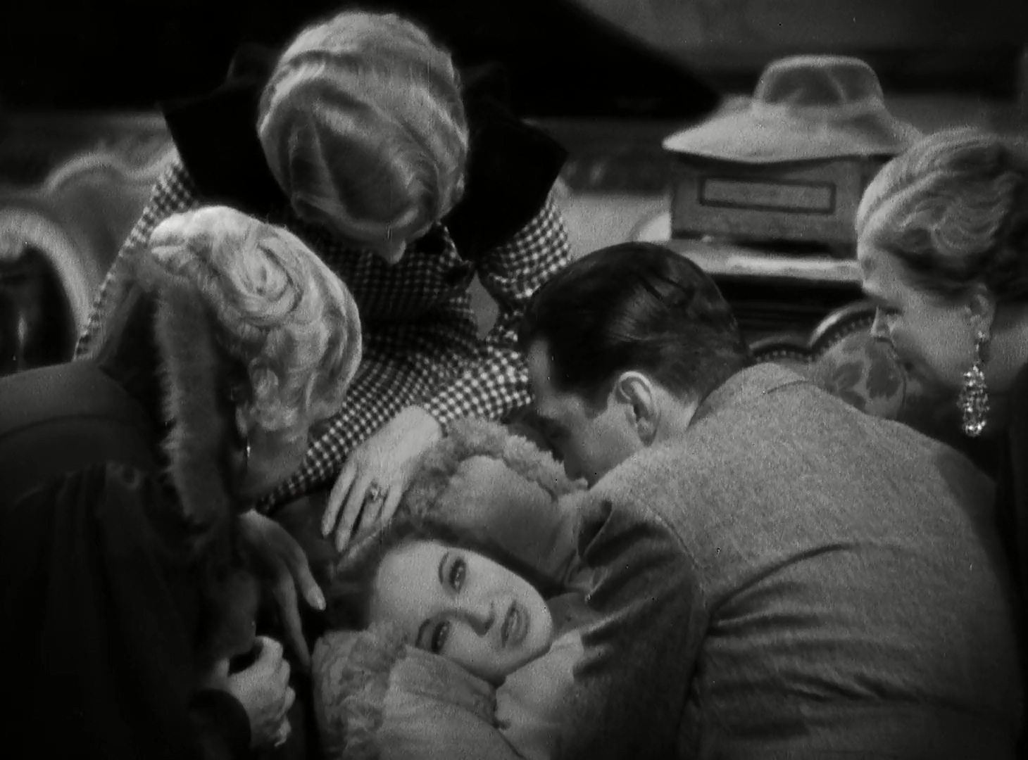 Kathleen Howard, Gail Patrick, Kent Taylor, Evelyn Venable, and Helen Westley in Death Takes a Holiday (1934)