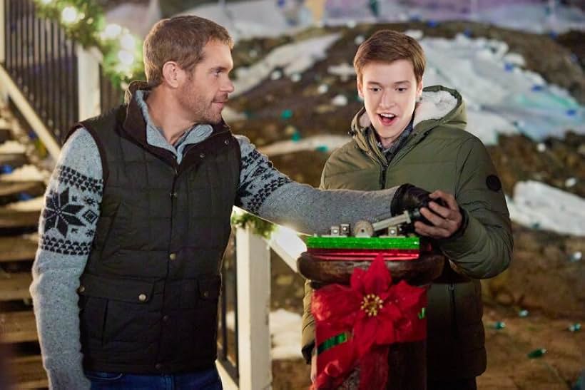 Stephen Huszar and Everett Andres in Navigating Christmas (2023)