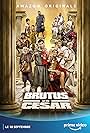 Pierre Richard, Ramzy Bedia, Gérard Darmon, Pascal Demolon, Thierry Lhermitte, Youssef Hajdi, Eye Haïdara, Reem Kherici, Bérengère Krief, Kheiron, and Lina El Arabi in Brutus vs César (2020)