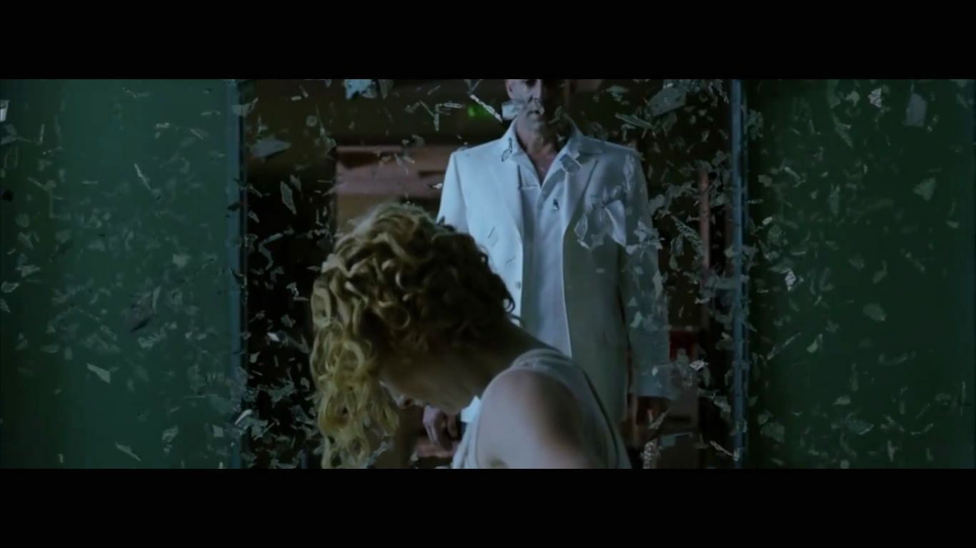 Peter Stormare and Tilda Swinton in Constantine (2005)