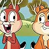 Matthew Géczy and Kaycie Chase in Chip 'n' Dale: Park Life (2021)