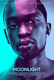 Trevante Rhodes, Ashton Sanders, and Alex R. Hibbert in Moonlight (2016)