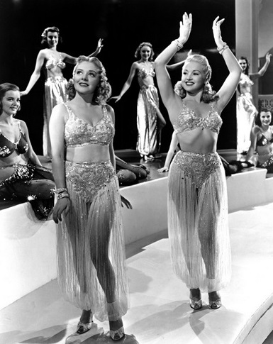 Betty Grable, Alice Faye, and Mary Stewart in Tin Pan Alley (1940)