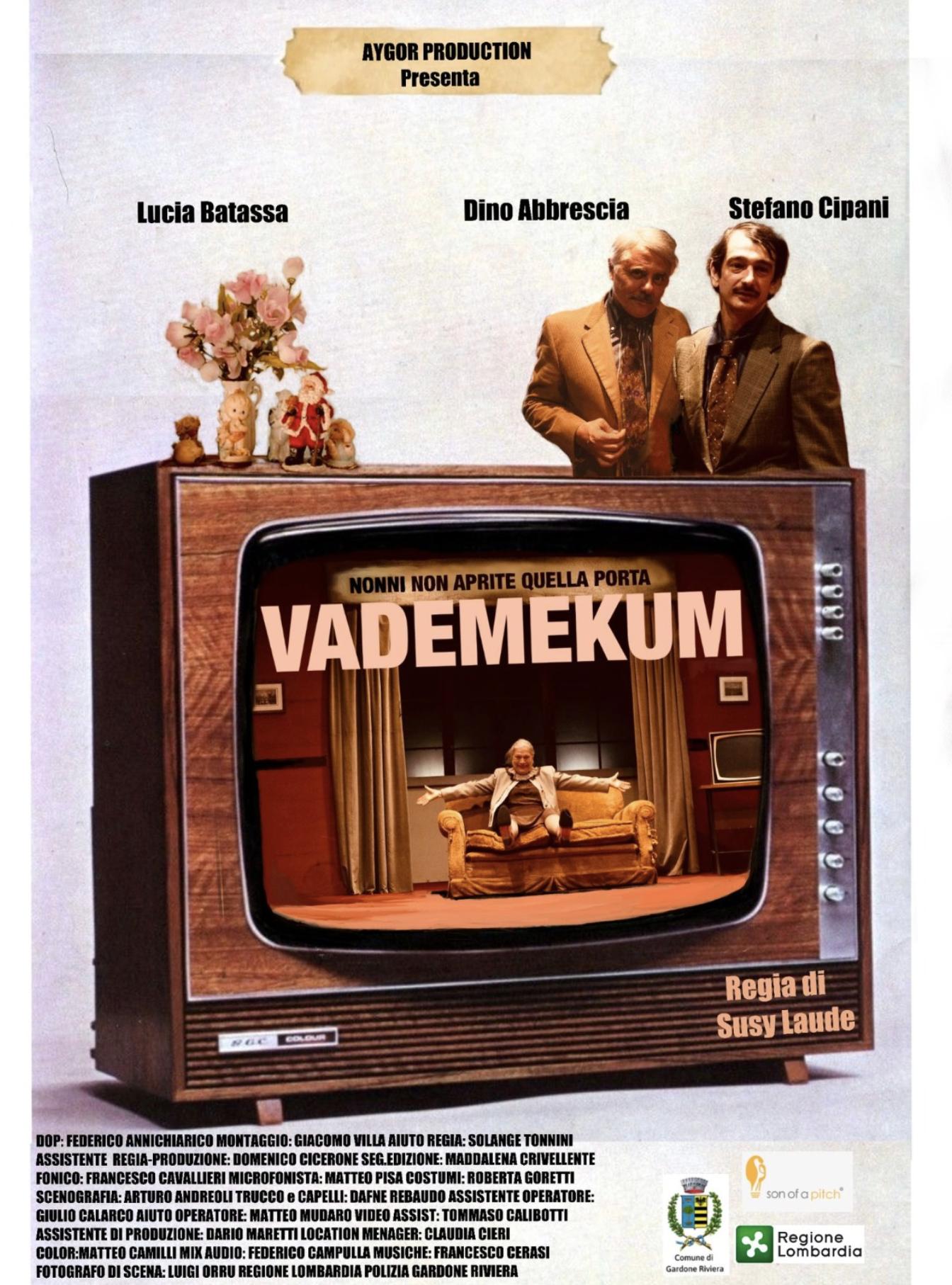 Dino Abbrescia, Lucia Batassa, and Stefano Cipani in Vademekum (2023)