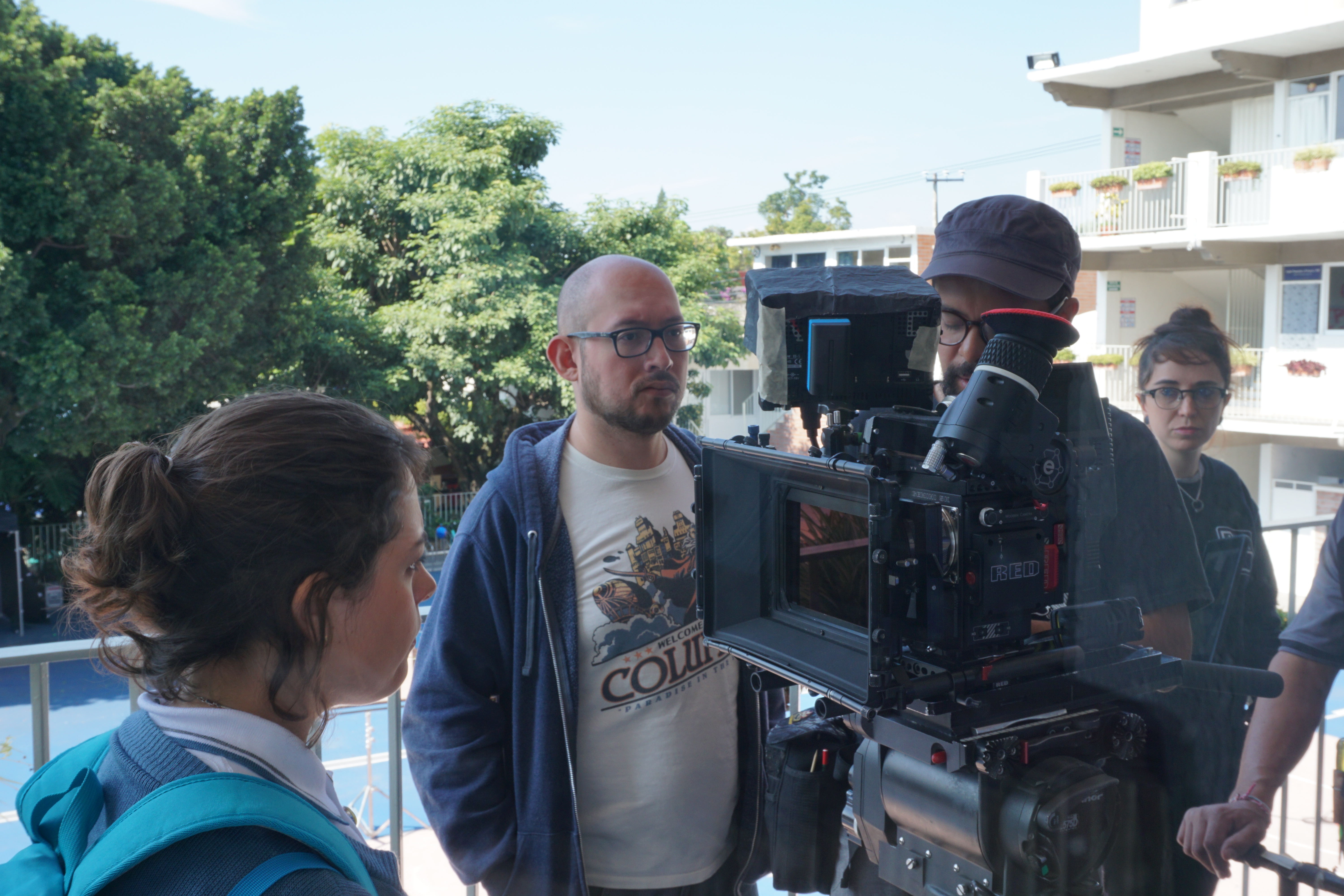 Danae Reynaud and Luis Mariano García in Mayfly (2021)