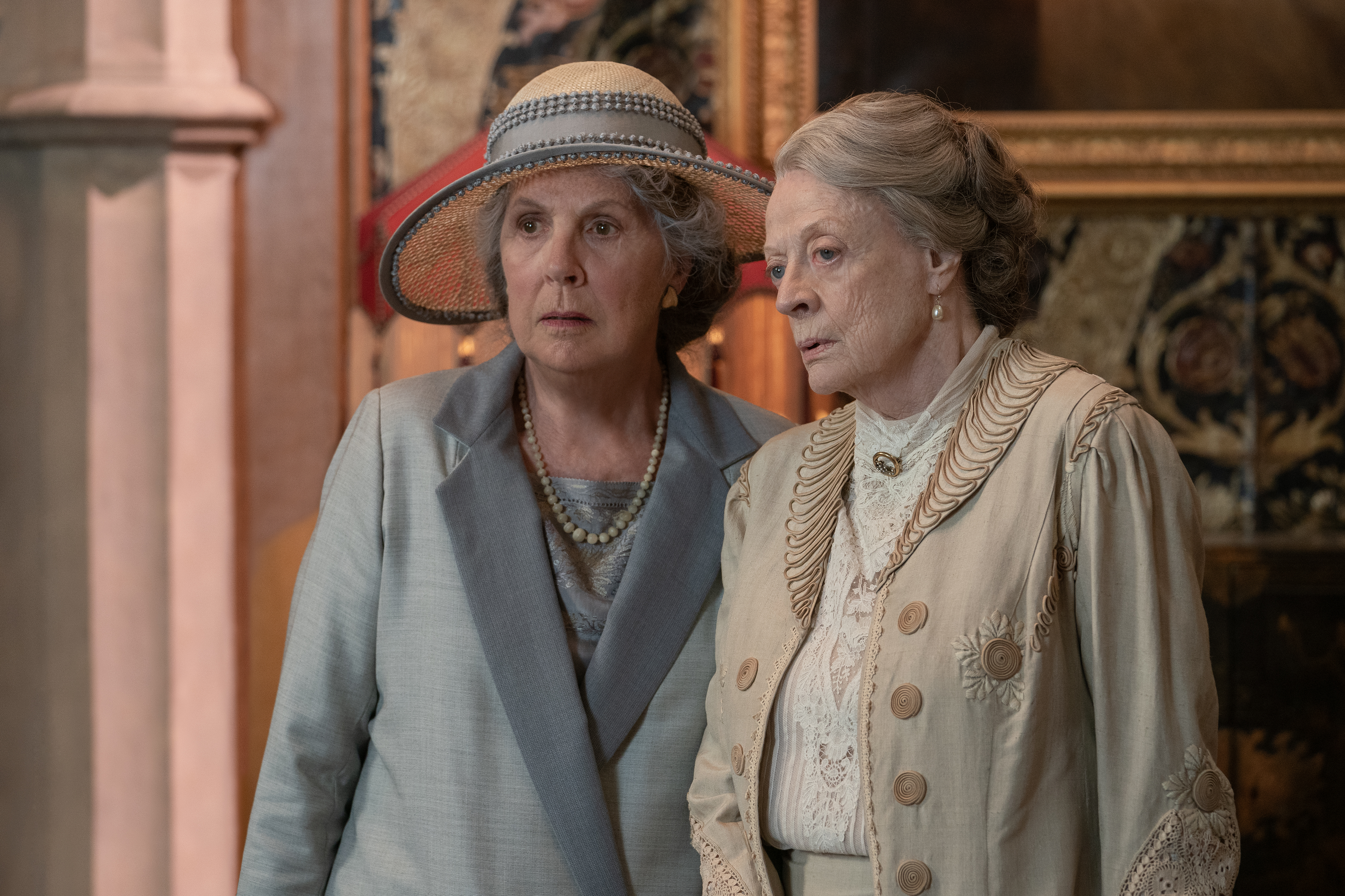 Maggie Smith and Penelope Wilton in Downton Abbey: A New Era (2022)