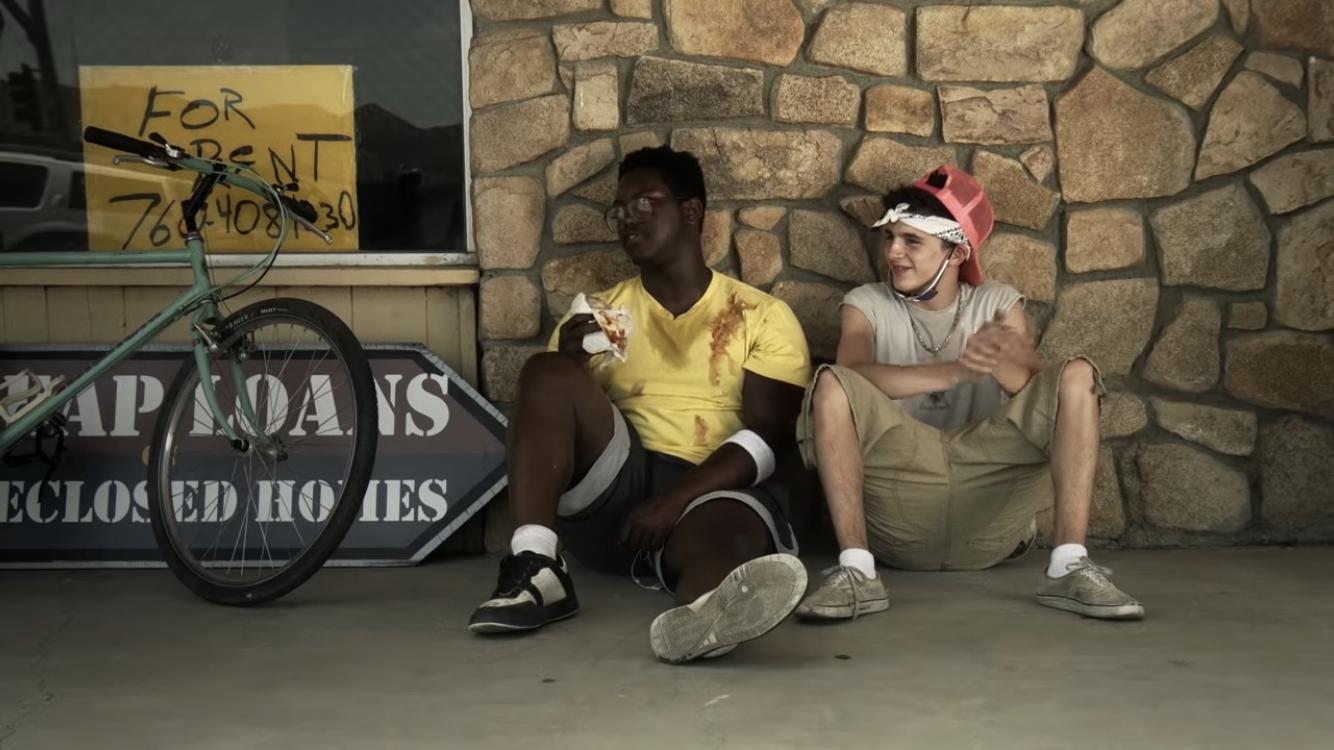 Timothée Chalamet and Ify Nwadiwe in Spinners (2014)