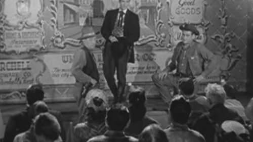 Hugh O'Brian, Brick Sullivan, and Ray Kellogg in The Life and Legend of Wyatt Earp (1955)