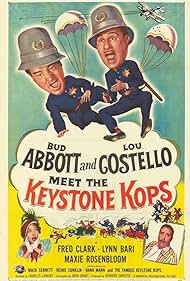 Bud Abbott, Lynn Bari, Fred Clark, and Lou Costello in Abbott and Costello Meet the Keystone Kops (1955)