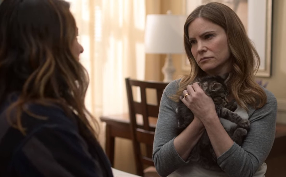 Jennifer Jason Leigh and Nina Ameri in Atypical (2017)