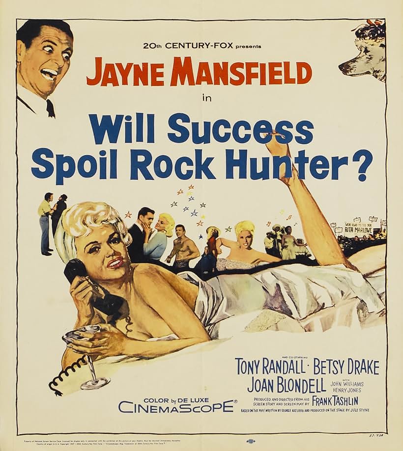 Jayne Mansfield and Tony Randall in Will Success Spoil Rock Hunter? (1957)