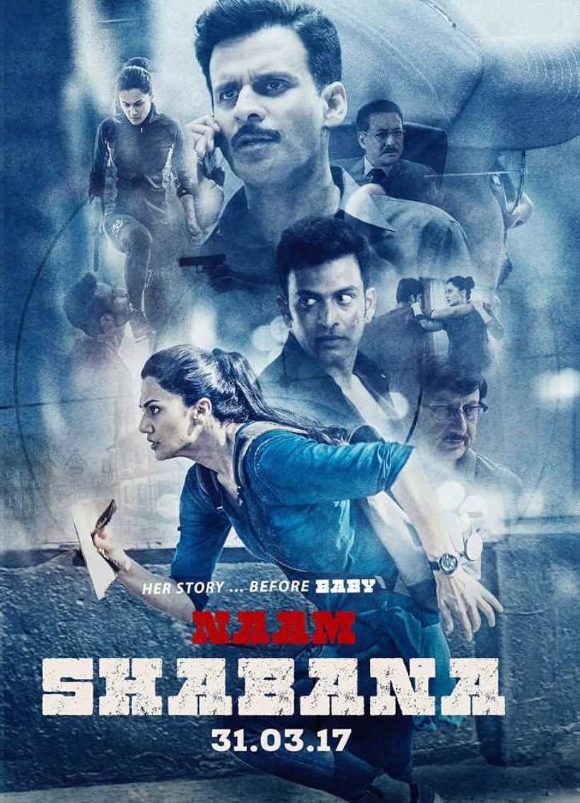 Manoj Bajpayee, Danny Denzongpa, Anupam Kher, Akshay Kumar, Prithviraj Sukumaran, and Taapsee Pannu in Naam Shabana (2017)