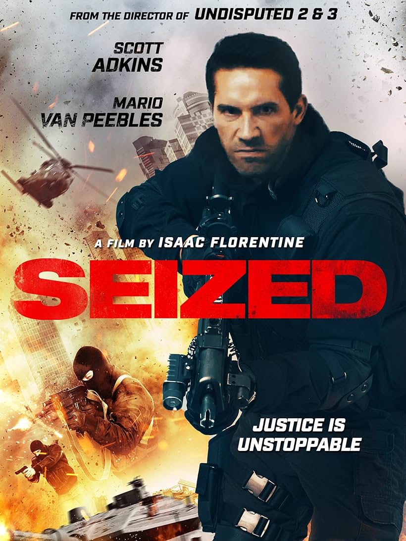 Mario Van Peebles and Scott Adkins in Seized (2020)