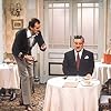 John Cleese, Bernard Cribbins, Gilly Flower, and Renee Roberts in Fawlty Towers (1975)