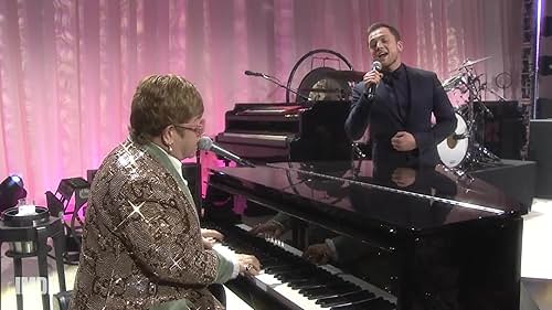 Elton John and 'Rocketman' Star Taron Egerton Sing "Tiny Dancer"