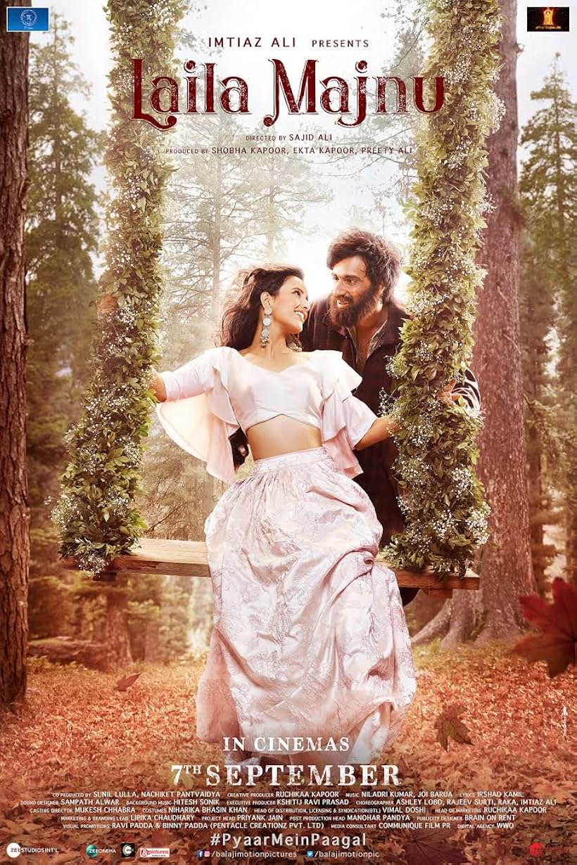 Avinash Tiwary and Triptii Dimri in Laila Majnu (2018)