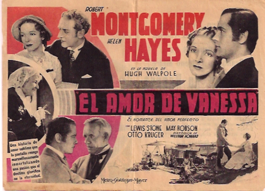 Helen Hayes, Otto Kruger, Robert Montgomery, May Robson, and Lewis Stone in Vanessa, Her Love Story (1935)