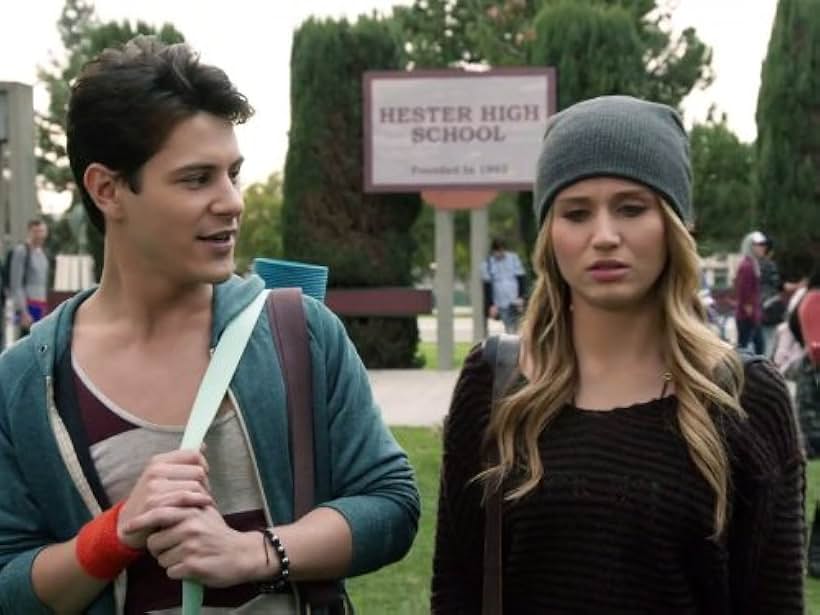 Michael J. Willett and Rita Volk in Faking It (2014)