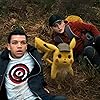 Ryan Reynolds, Kathryn Newton, and Justice Smith in Pokémon: Detective Pikachu (2019)