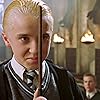 Alan Rickman and Tom Felton in Harry Potter and the Chamber of Secrets (2002)