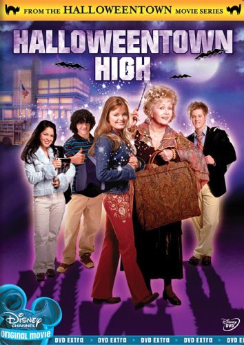 Debbie Reynolds, Kimberly J. Brown, Lucas Grabeel, Todd Michael Schwartzman, and Eliana Reyes in Halloweentown High (2004)