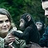 Keri Russell and Kodi Smit-McPhee in Dawn of the Planet of the Apes (2014)